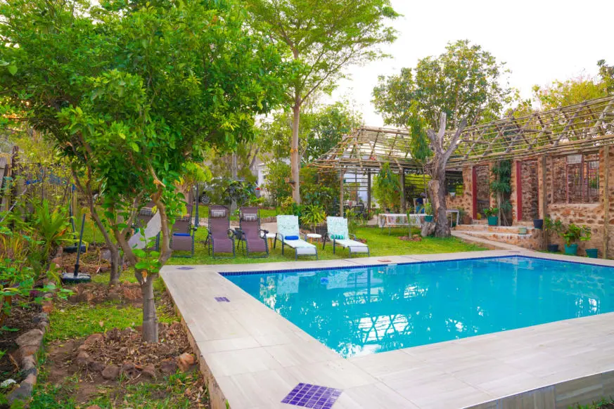 Beulah Guest House Pool and Garden