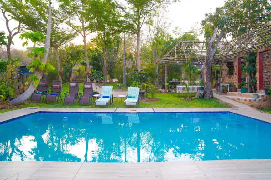 Beulah Guest House Pool and Garden