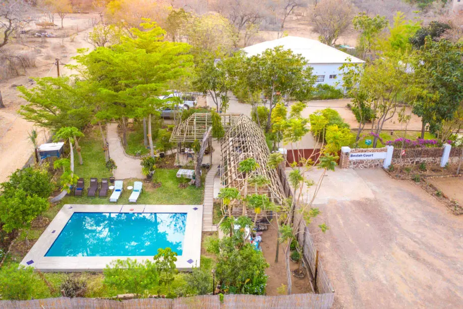 Drone view of Beulah Guest House